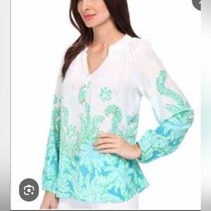 Lilly Pulitzer Elsa Silk Blouse